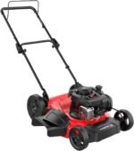 PowerSmart Gas Lawn Mower, 21 inches 144cc 2-in-1 Walk-Behind , Side Discharge Push Lawn Mower