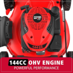 PowerSmart Gas Lawn Mower, 21 inches 144cc 2-in-1 Walk-Behind , Side Discharge Push Lawn Mower - Image 3